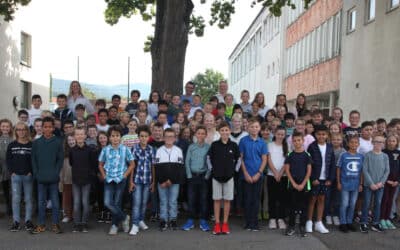 Schul­start für 92 Fünft­kläss­ler am Comenius
