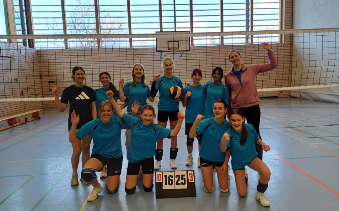 Comenius-Gymnasium gewinnt Kreisfinale im Volleyball der Mädchen 4:4