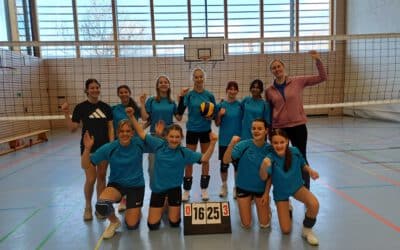 Comenius-Gymnasium gewinnt Kreisfinale im Volleyball der Mädchen 4:4