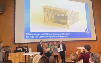 Comenianer bei Preisverleihung in München